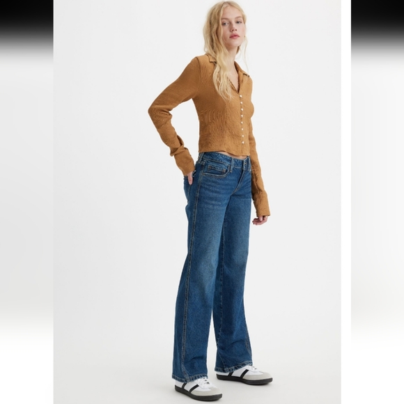 Levi's Denim - Levis Noughties Bootcut Jeans Size 28 Medium Wash